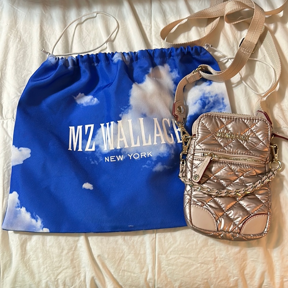 MZ Wallace crossbody small rose gold